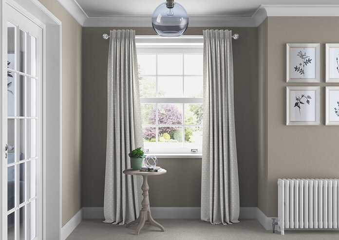 Full Stop, Silver - Made to Measure Curtains - Image 5